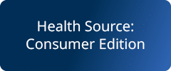 dark blue gradient background with the words Health Source: Consumer Edition in white lettering