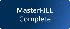 dark blue gradient background with the words MasterFILE Complete in white lettering